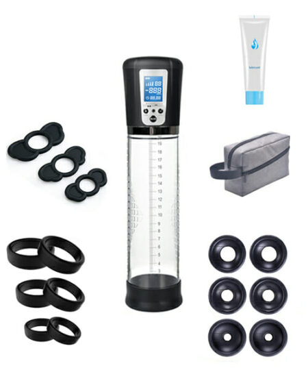 مضخة فاكيوم إلكترونية للعناية الصحية للرجل – تصميم ذكي ودعم طبيعي للدورة الدموية