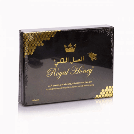 العسل الملكي أكياس رويال جيلي والجينسنغ الأحمر – طاقة وحيوية طبيعية